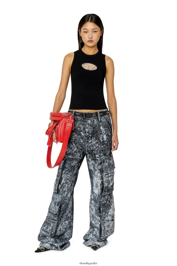 Diesel странно кръстосано тяло s x Жени FTRH4D488 аксесоар червен