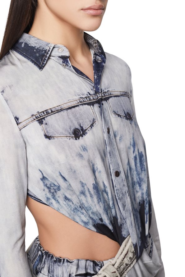 Diesel д-хане Жени FTRH4D821 облекло светло синьо