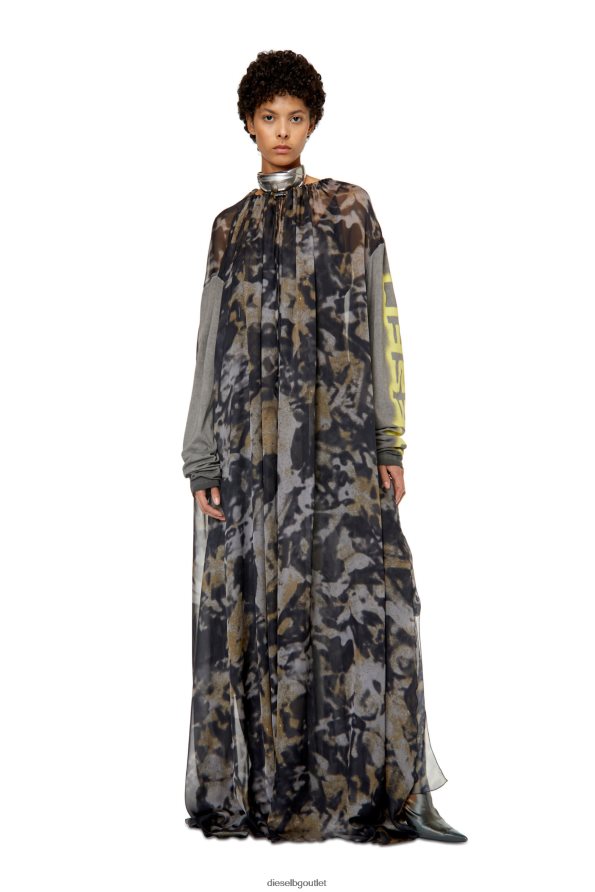 Diesel д-лави-нов Жени FTRH4D852 облекло сиво/черно