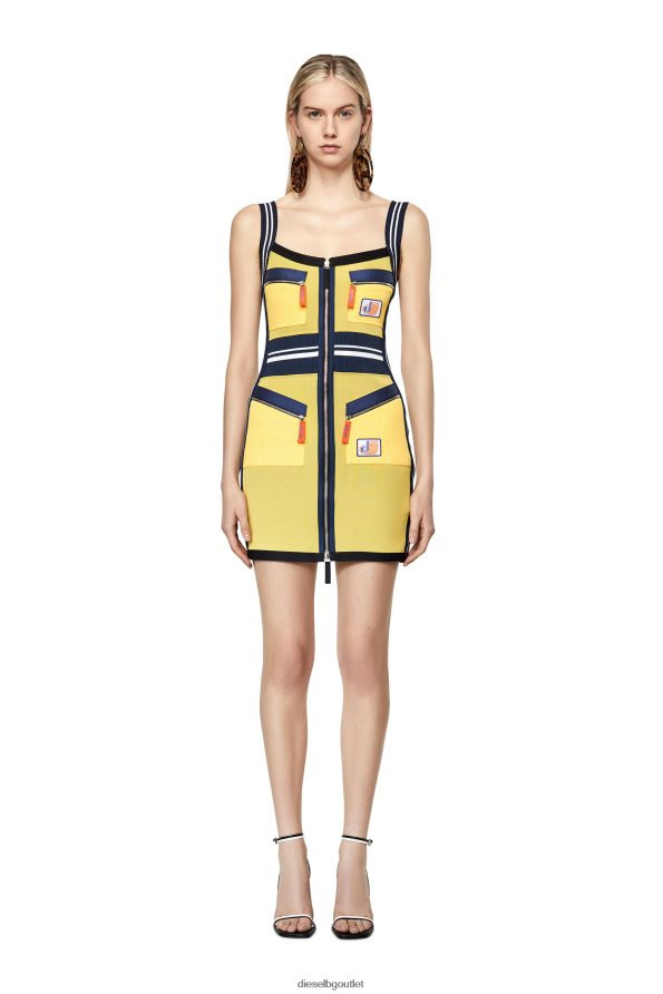 Diesel d-месър Жени FTRH4D794 облекло черно/жълто