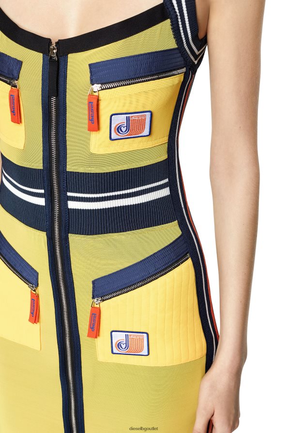 Diesel d-месър Жени FTRH4D794 облекло черно/жълто