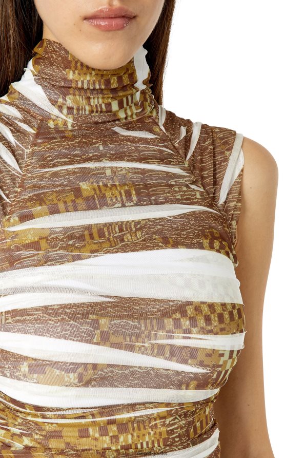 Diesel d-вариус Жени FTRH4D841 облекло военно зелено