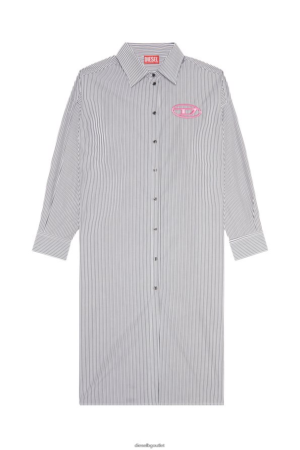 Diesel d-lun-ивица Жени FTRH4D817 облекло Черно бяла