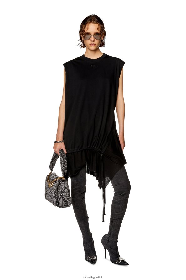 Diesel d-rolletty-nw Жени FTRH4D806 облекло черен