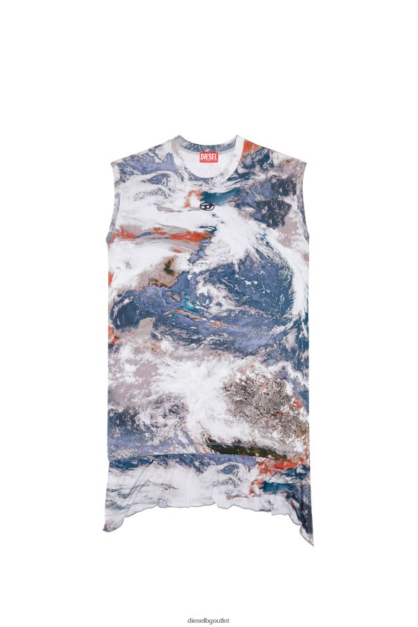 Diesel d-rolletty-nw-l1 Жени FTRH4D803 облекло синьо/бяло