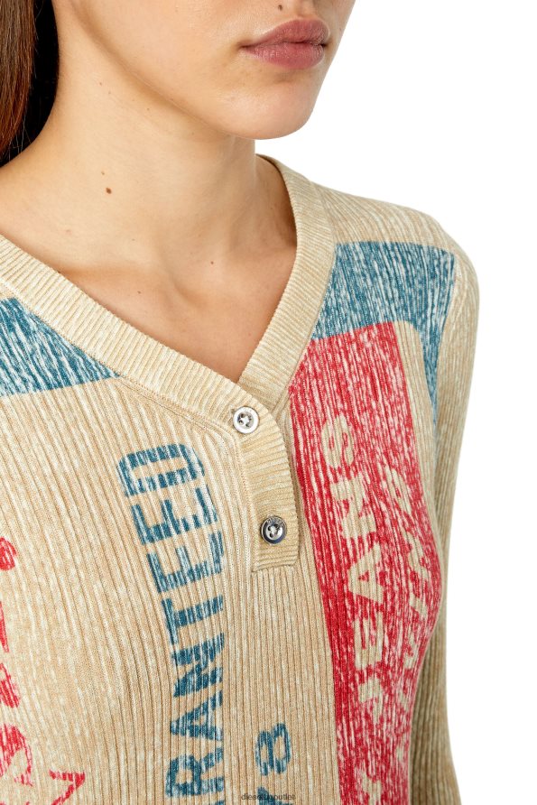 Diesel m-aelle Жени FTRH4D797 облекло бежово