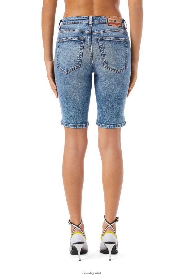 Diesel панталони за колоездене de-ginny Жени FTRH4D984 облекло средно синьо