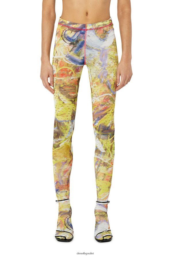 Diesel p-koll-g1 Жени FTRH4D1008 облекло бяло/жълто