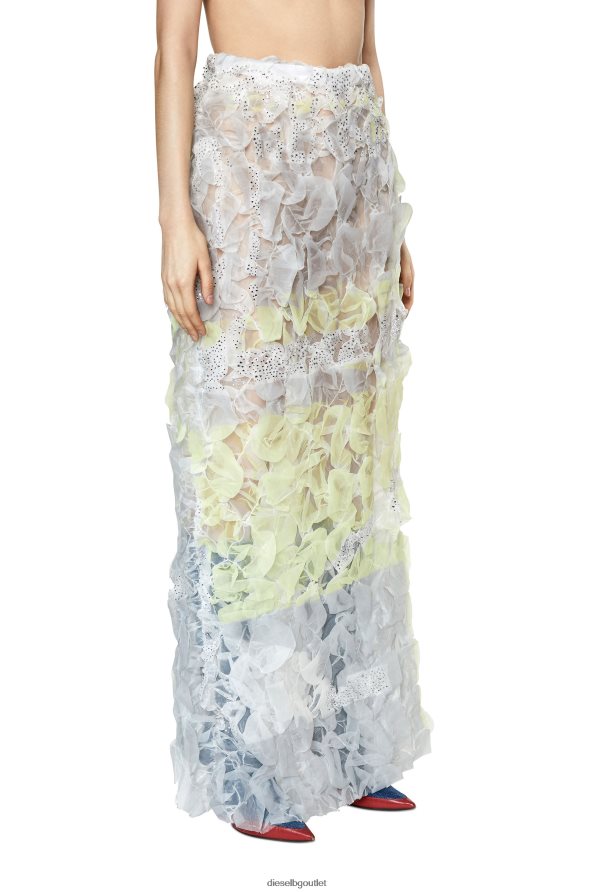 Diesel о-джанин Жени FTRH4D1014 облекло зелено/сиво