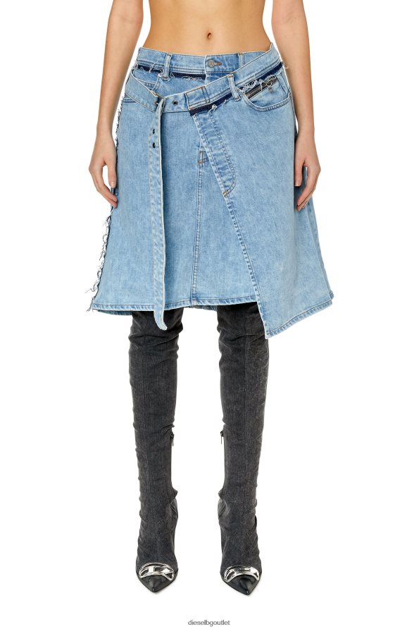 Diesel зависимост-ср Жени FTRH4D1026 облекло светло синьо