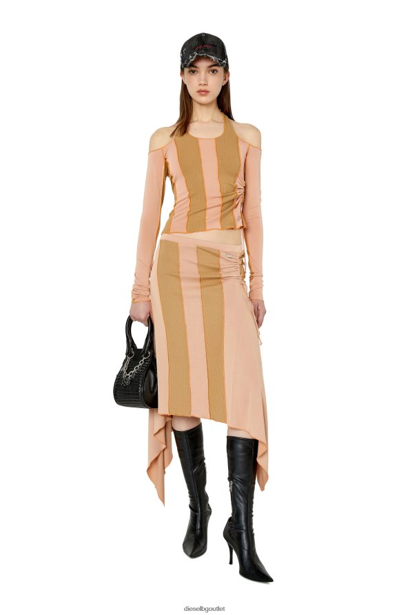 Diesel о-линд Жени FTRH4D1036 облекло розово/кафяво