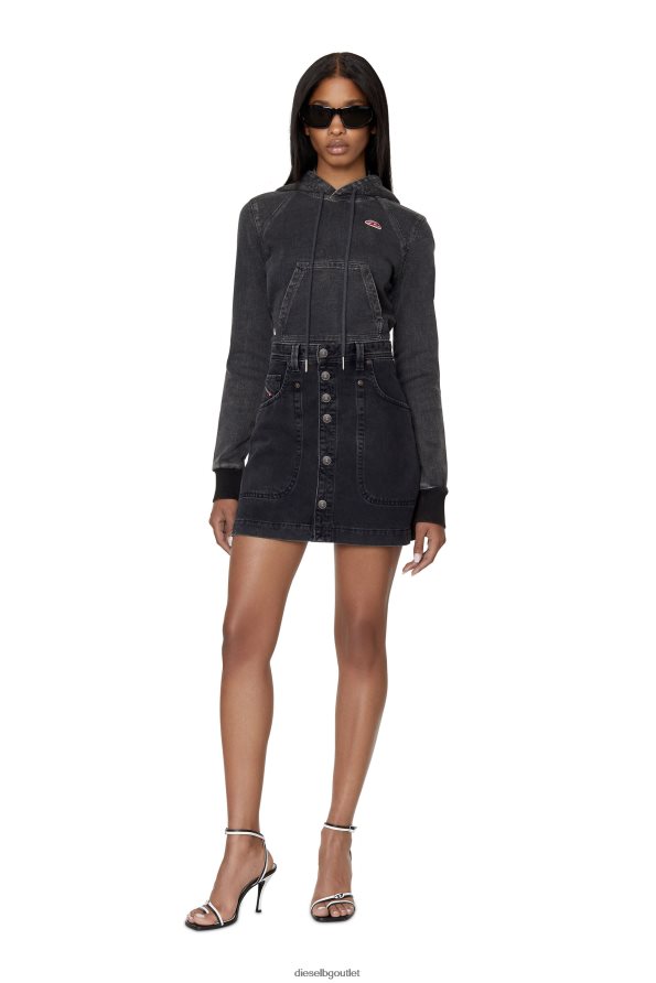 Diesel пола de-albus a-line Жени FTRH4D1030 облекло черно/тъмно сиво