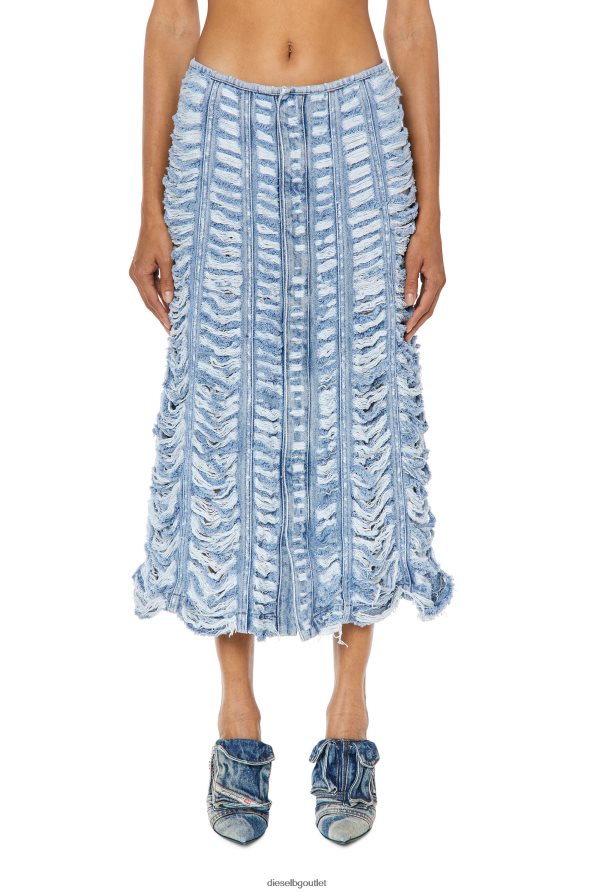 Diesel de-gil-fsc Жени FTRH4D1042 облекло светло синьо