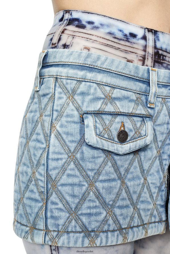 Diesel de-ron-fs1 Жени FTRH4D1011 облекло светло синьо