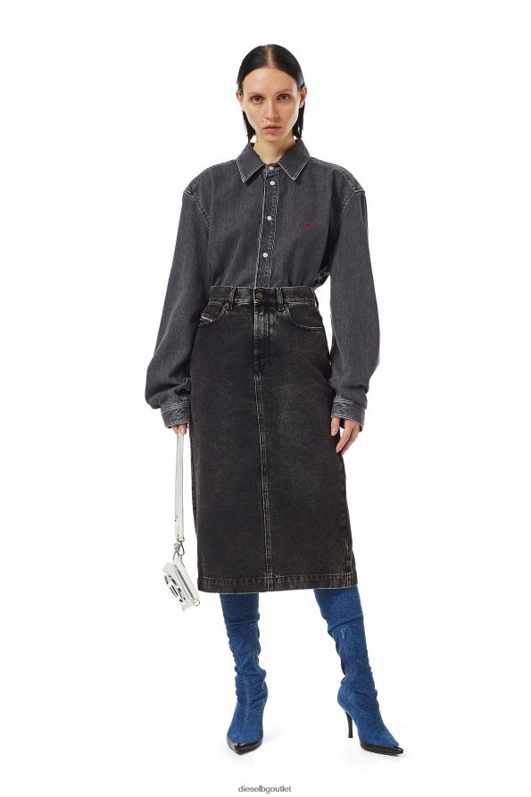 Diesel пола молив de-ronny Жени FTRH4D1031 облекло черно/тъмно сиво