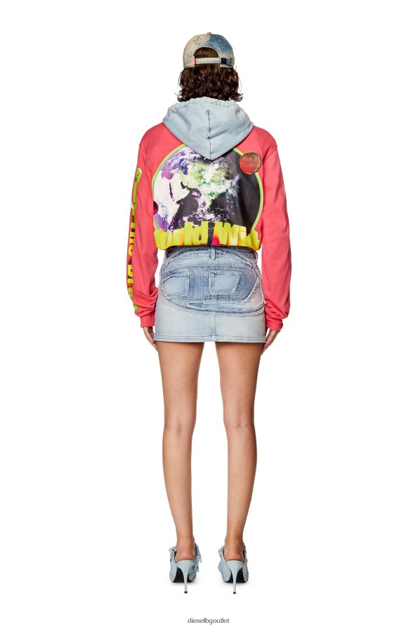 Diesel де-рон-s1 Жени FTRH4D1018 облекло светло синьо