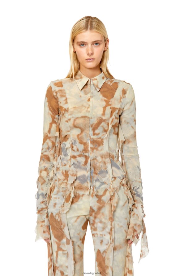 Diesel в-дериция Жени FTRH4D964 облекло бежово