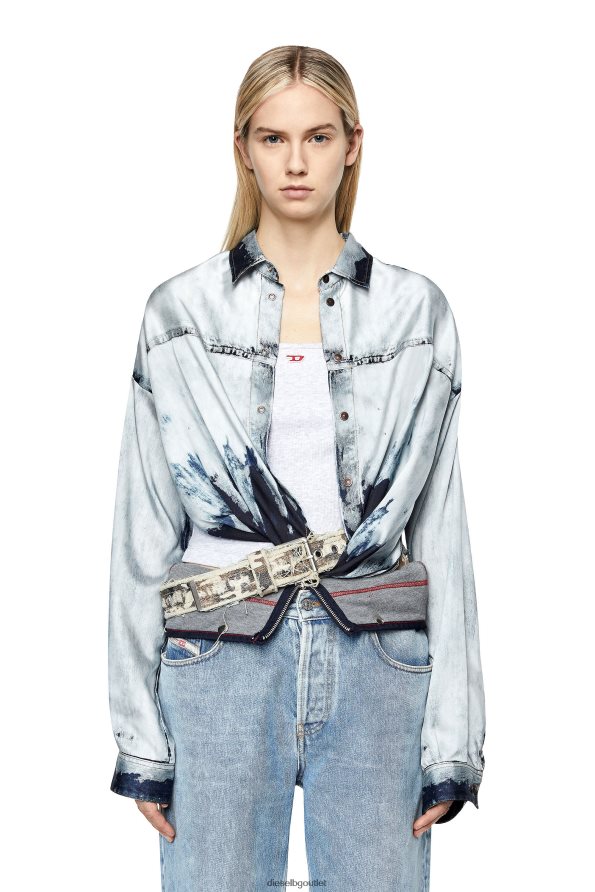 Diesel c-suki Жени FTRH4D962 облекло светло синьо