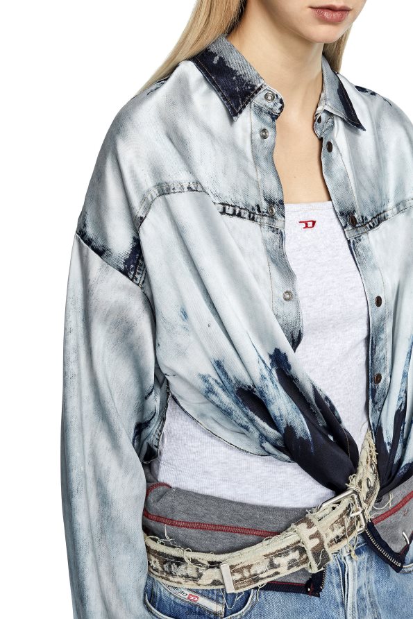 Diesel c-suki Жени FTRH4D962 облекло светло синьо