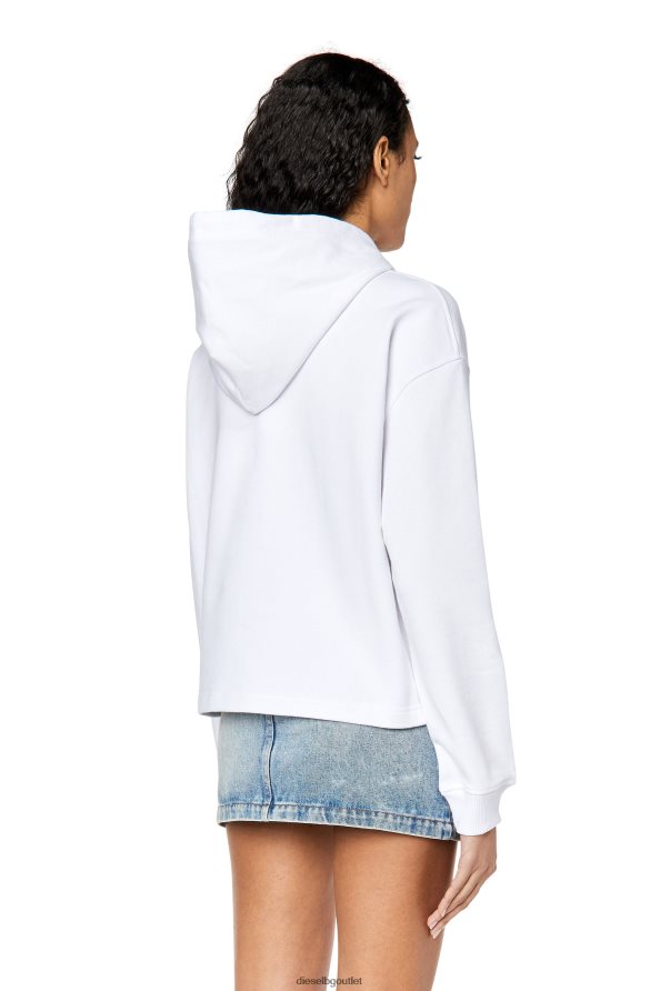 Diesel f-jaralabel-качулка Жени FTRH4D894 облекло бяло