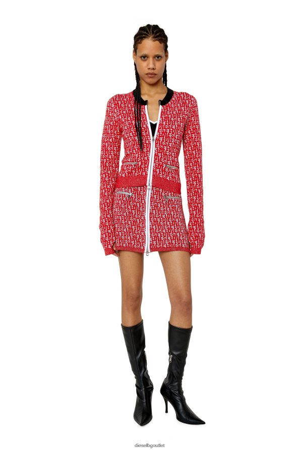 Diesel м-алорка Жени FTRH4D877 облекло червено/сиво