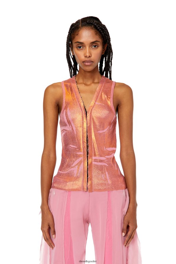Diesel м-арцела Жени FTRH4D888 облекло розово/оранжево