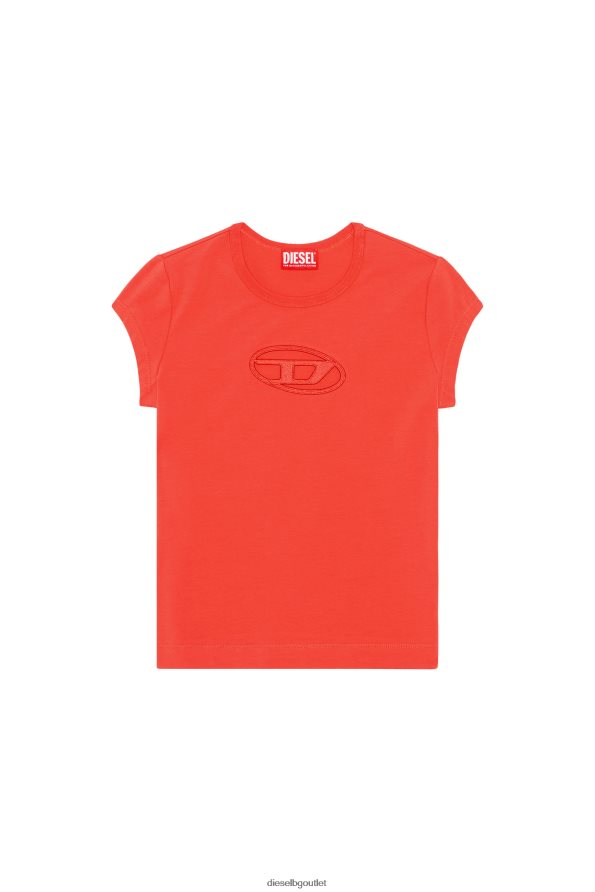 Diesel т-анджи Жени FTRH4D909 облекло червен