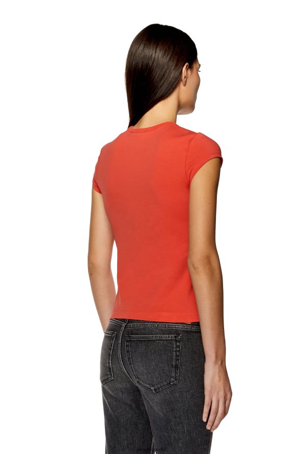 Diesel т-анджи Жени FTRH4D909 облекло червен