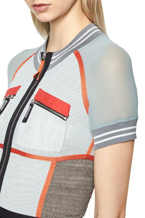 Diesel т-токи Жени FTRH4D912 облекло оранжево/бяло