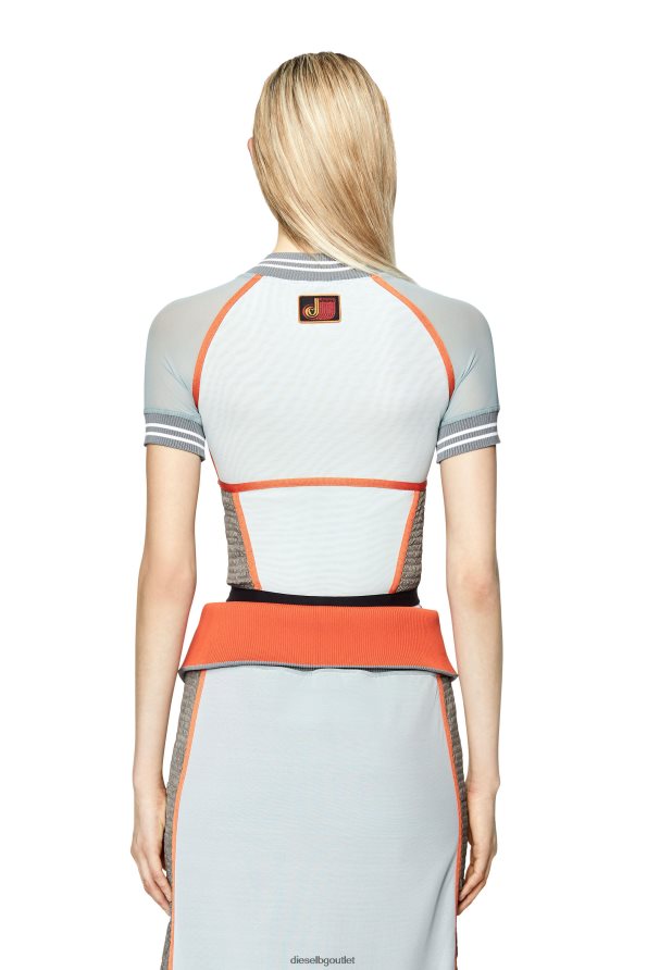 Diesel т-токи Жени FTRH4D912 облекло оранжево/бяло