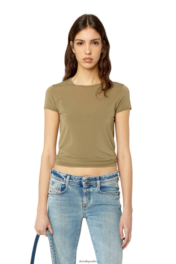 Diesel т-олап Жени FTRH4D939 облекло светлокафяво