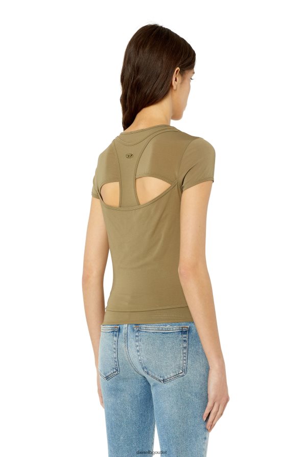 Diesel т-олап Жени FTRH4D939 облекло светлокафяво