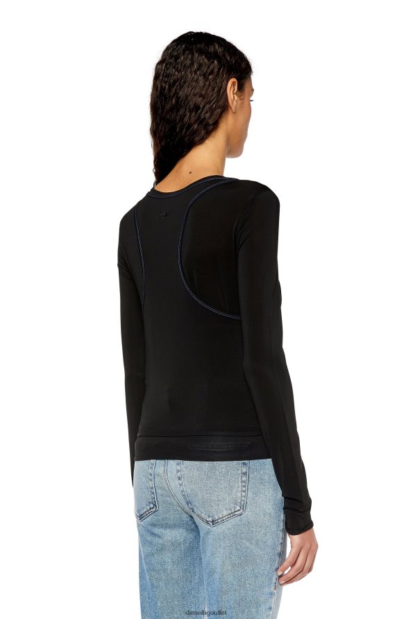 Diesel да положи Жени FTRH4D946 облекло черен