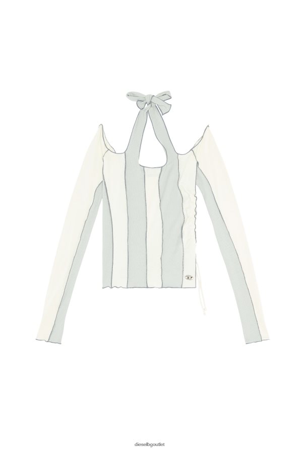 Diesel т-линове Жени FTRH4D949 облекло синьо/бяло