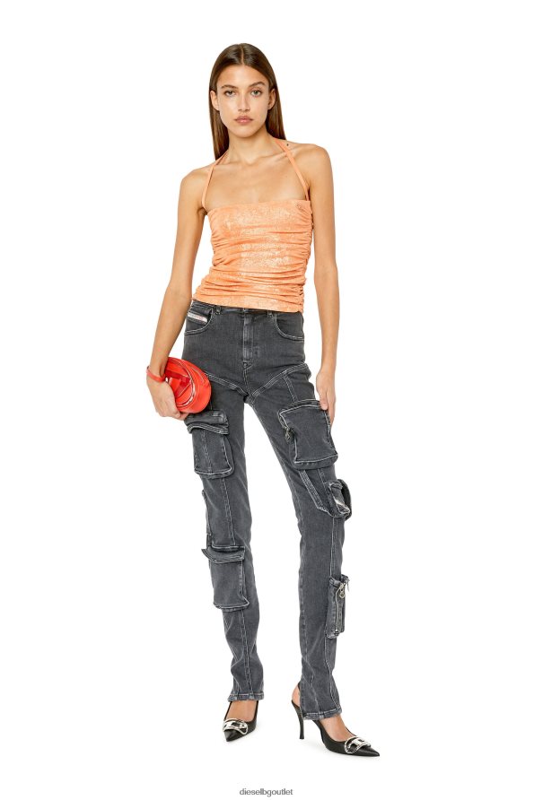 Diesel т-дру Жени FTRH4D952 облекло оранжево