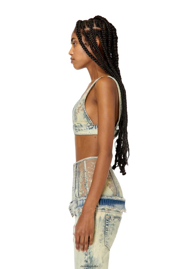 Diesel de-janys-fsc Жени FTRH4D957 облекло светло синьо