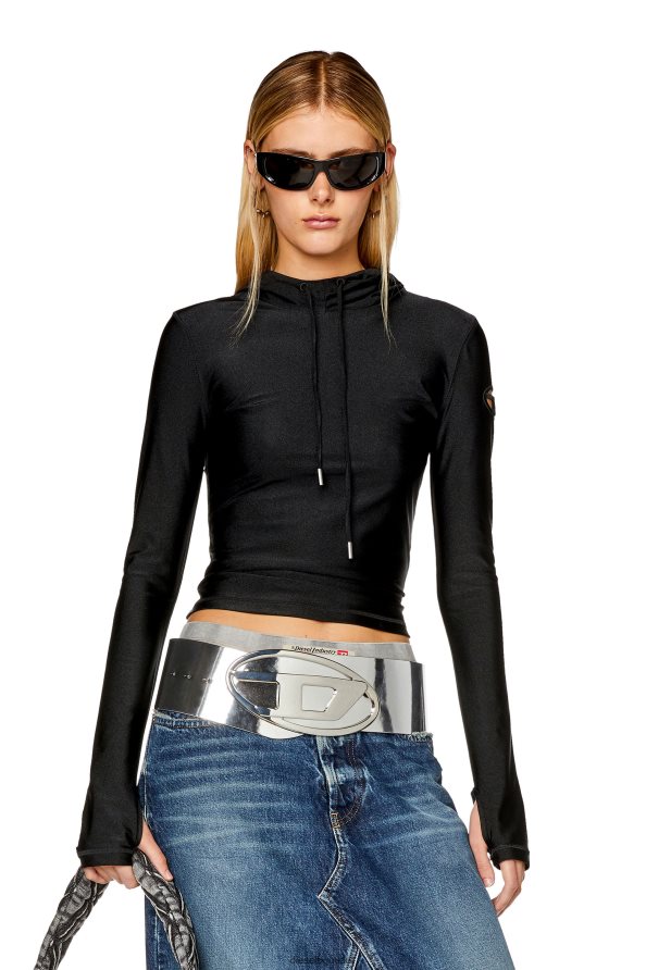 Diesel t-метал Жени FTRH4D927 облекло розово