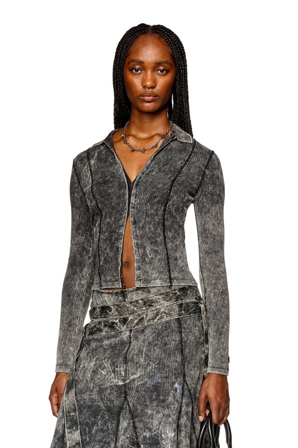 Diesel t-живак Жени FTRH4D928 облекло черен