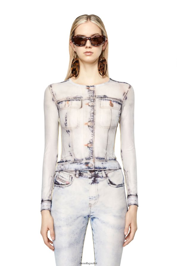 Diesel t-clau-d2 Жени FTRH4D913 облекло бяло