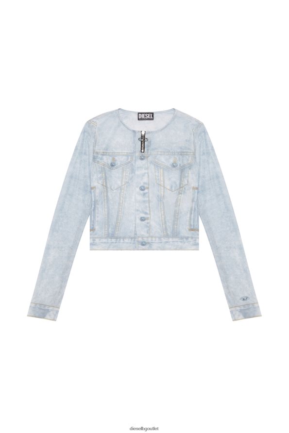 Diesel t-clau-g2 Жени FTRH4D933 облекло светло сив