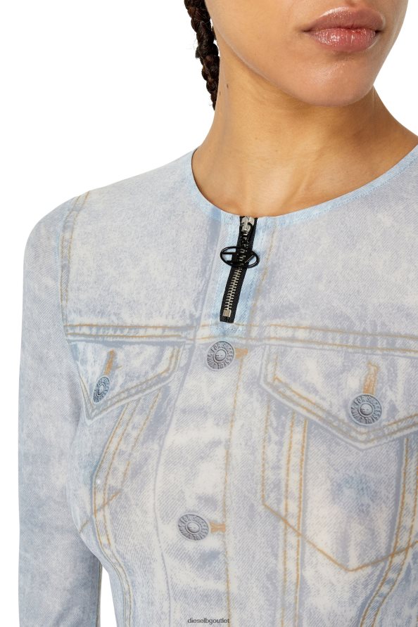 Diesel t-clau-g2 Жени FTRH4D933 облекло светло сив