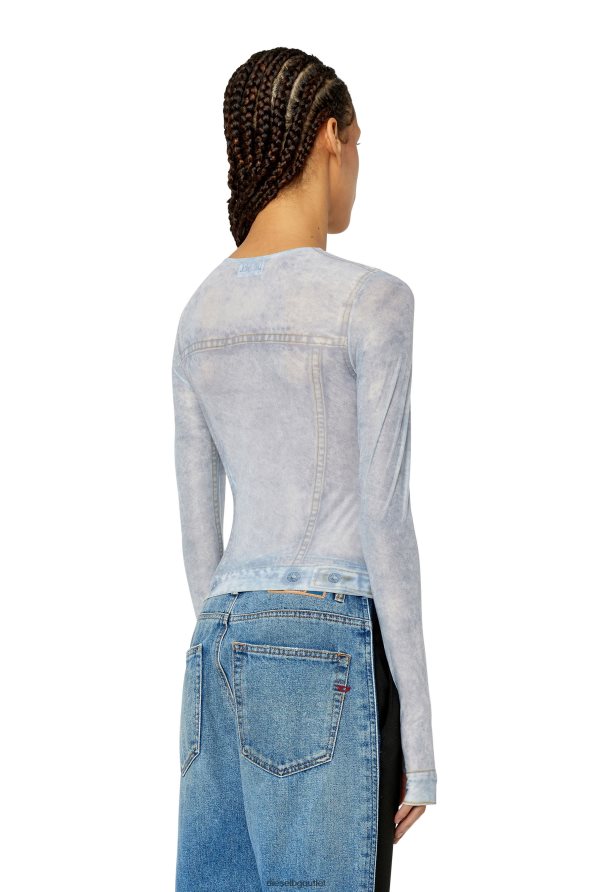 Diesel t-clau-g2 Жени FTRH4D933 облекло светло сив