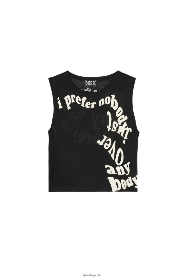 Diesel t-ody Жени FTRH4D947 облекло черен