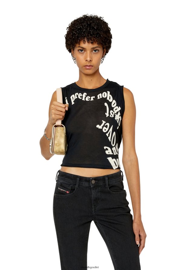 Diesel t-ody Жени FTRH4D947 облекло черен