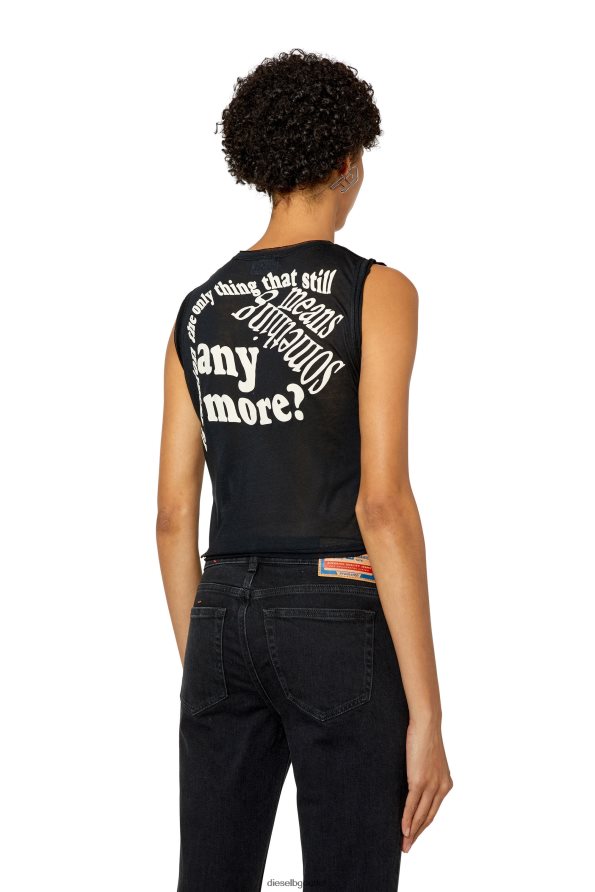 Diesel t-ody Жени FTRH4D947 облекло черен