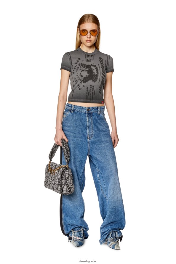 Diesel t-skinzy-l1 Жени FTRH4D924 облекло сиво