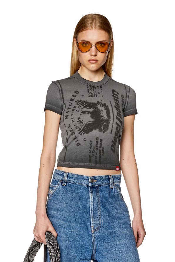 Diesel t-skinzy-l1 Жени FTRH4D924 облекло сиво