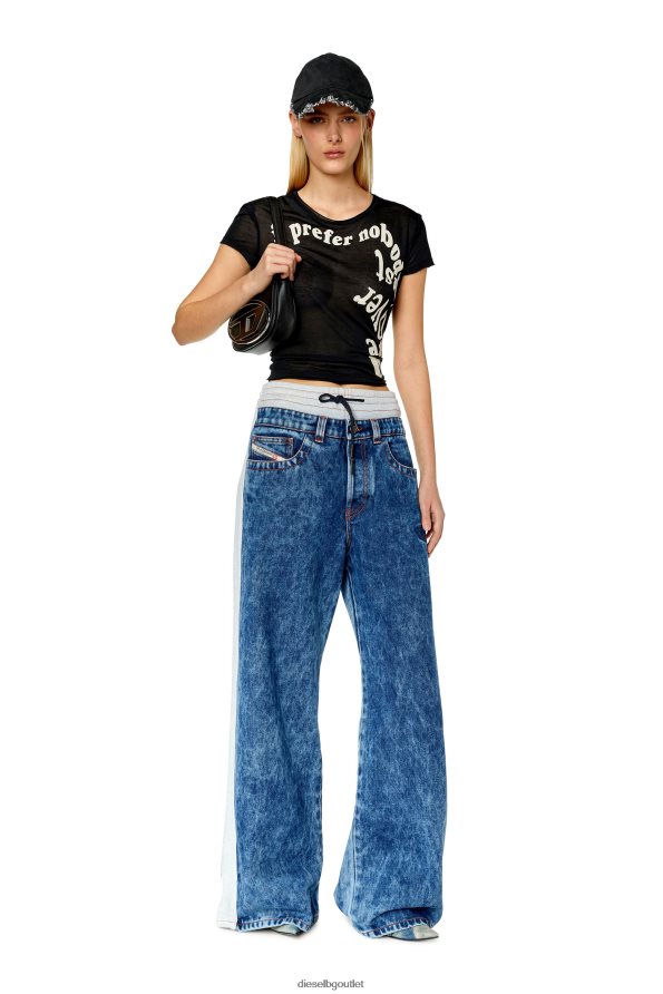 Diesel t-uncutie-суров Жени FTRH4D945 облекло черен