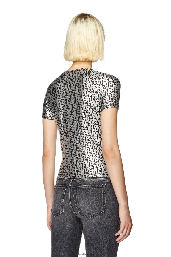 Diesel t-uncutie-long-l5 Жени FTRH4D920 облекло тъмно сив