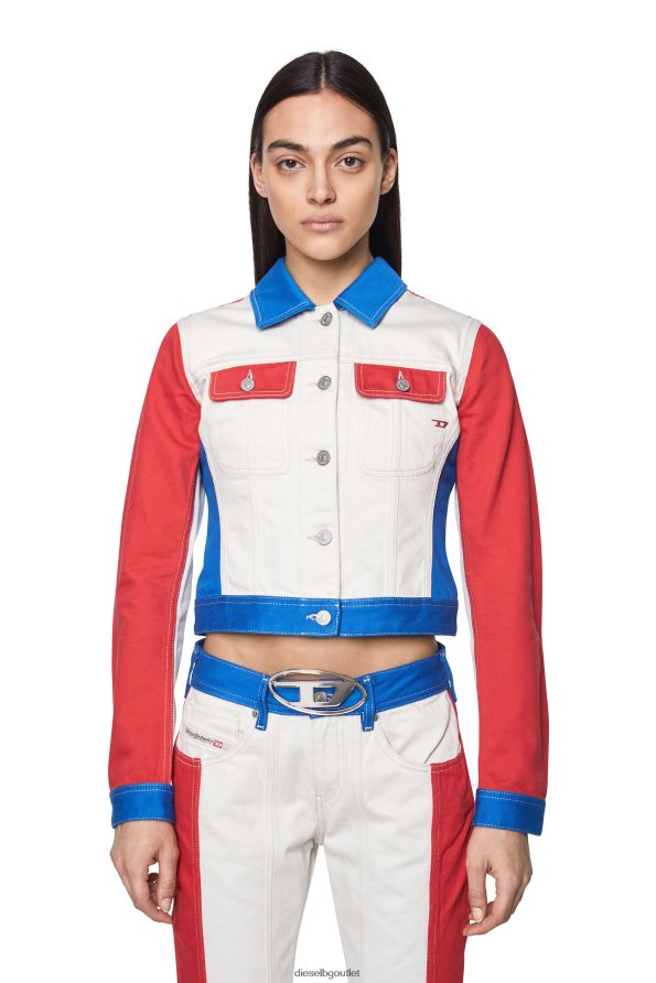 Diesel де-тънък Жени FTRH4D757 облекло бяло/червено